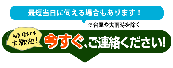 今すぐご連絡ください！